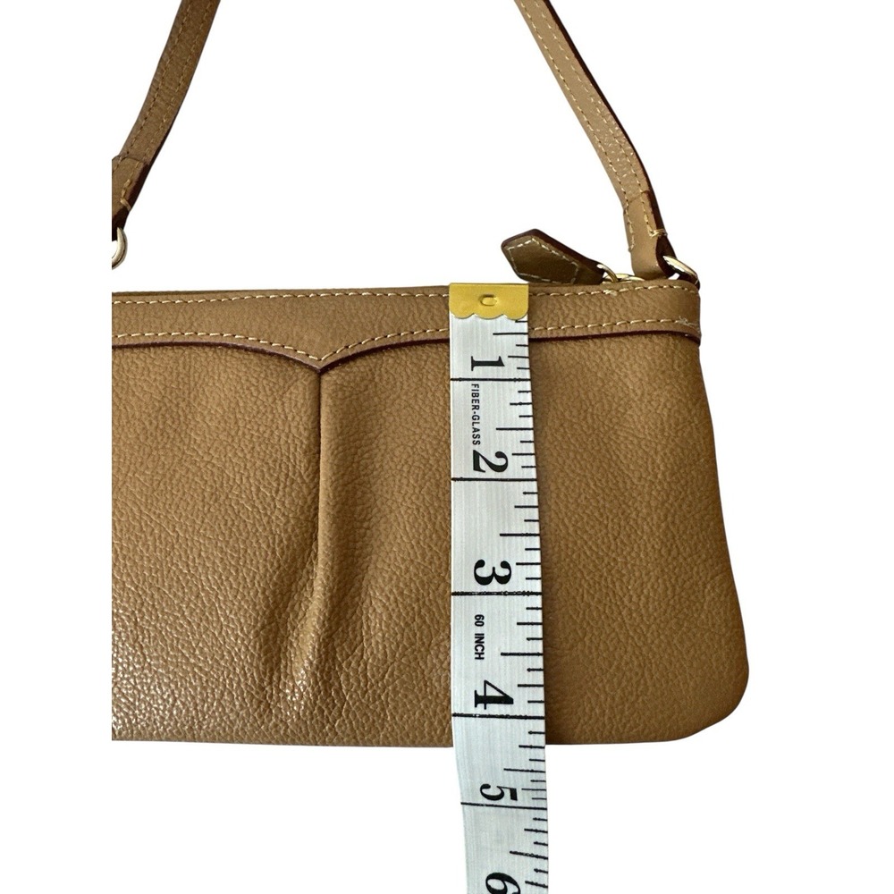 Dooney & Bourke Zip Clutch Wristlet‎ Wallet Natural Small Designer Y2K New - Picture 4 of 8